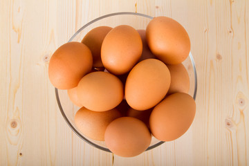 Brown eggs