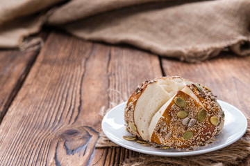 Pretzel Rolls (with Seeds)