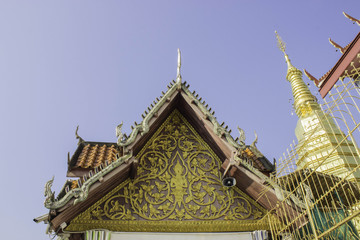 Fototapeta premium Places of worship and temple art of Thailand.