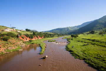 Fototapeta na wymiar River Valley Landscape