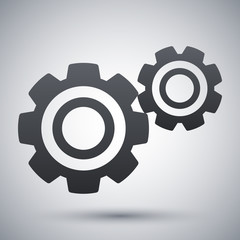 Vector gears or settings icon