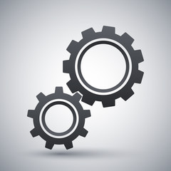 Vector gears icon