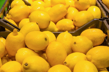 Lemons. Grocery store