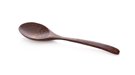 Wooden Spoon isolated on white background