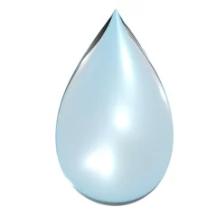 Foto op Plexiglas Close up water druppel © emieldelange