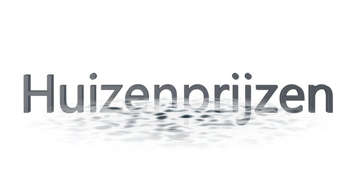 Huizenprijzen onder water