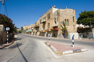 Street in Hebron - obrazy, fototapety, plakaty