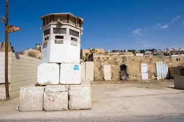 Fototapeta na wymiar Watchtower in Hebron