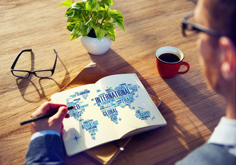 International World Networking Globalization Concept