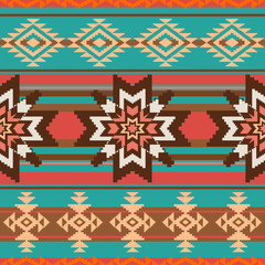 Ethnic ornament seamless pattern - 78638549