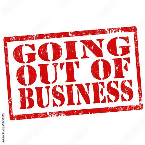 "Going Out Of Businessstamp" Stock image and royaltyfree vector files