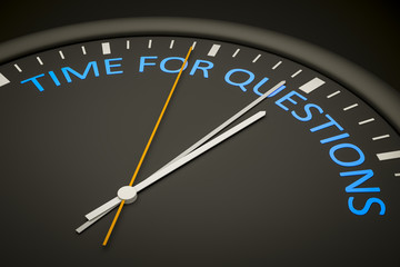 time for questions