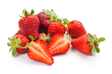 Fresh strawberries.