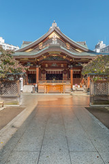 Naklejka premium 湯島天神 Yushima Tenjin where God of studies is enshrined