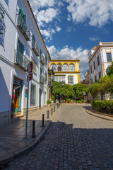 Obraz premium beautiful streets full of typical color of the Andalusian city o