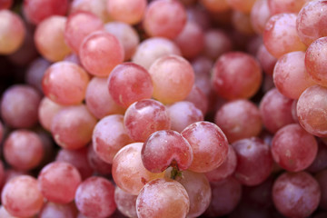 Fresh grapes on the market