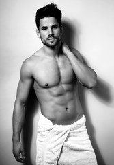 Fototapeta premium handsome young bodybuilder