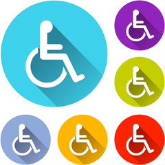 wheelchair icons