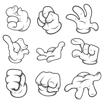 Hand Gesture - Vector Illustrations