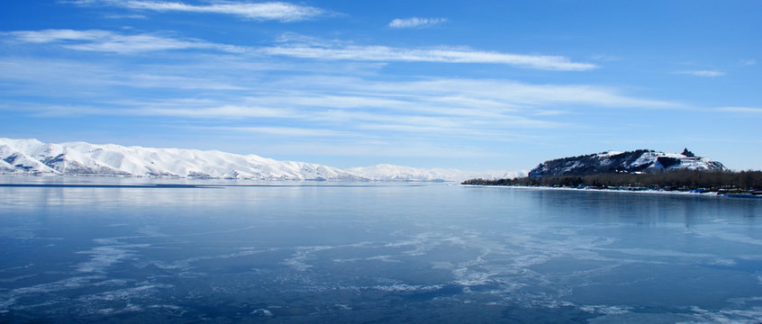 Sevan Lake at Winter