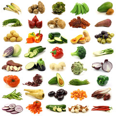 collection of fresh and colorful vegetables © tpzijl