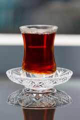 Tee im Tulpenglas