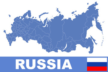 Russia world map