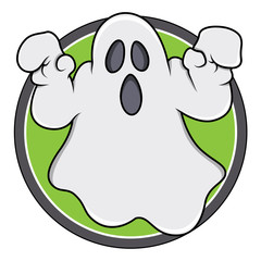 Spooky Ghost Badge