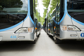New modern city bus © juananbarros
