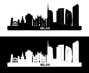 Silhouette di Milano