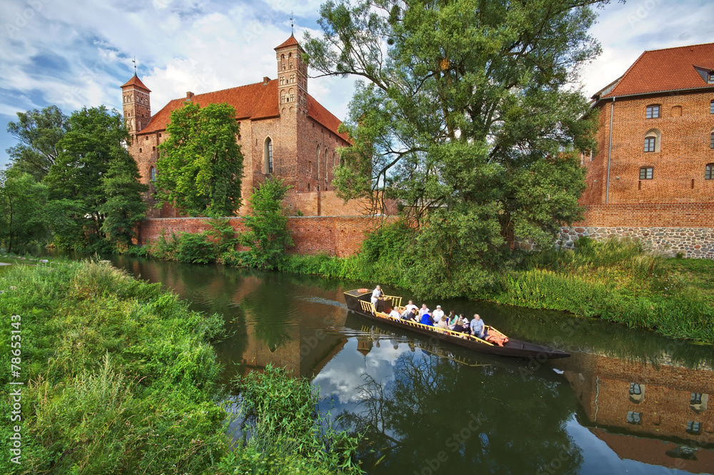 Wall mural Castle in Lidzbark Warminski