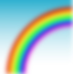 color abstract background with a rainbow