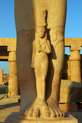 Fragment of Statue of Ramses II in Luxor Egypt