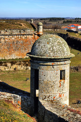 Almeida historical village and fortified walls in Portugal