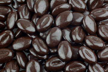 background of  chocolate coffee beans