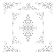 set of vintage elements01