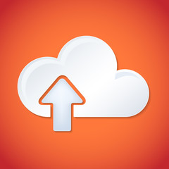 Upload to cloud icon