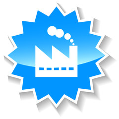 Plant blue icon