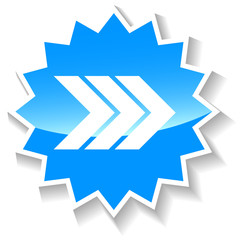 Next blue icon