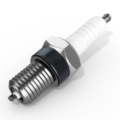 3d detailed sparkplug illustration