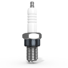 3d detailed sparkplug illustration