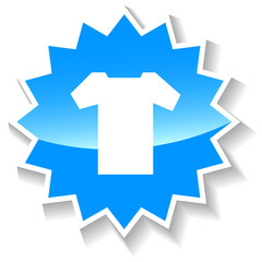T-shirt blue icon