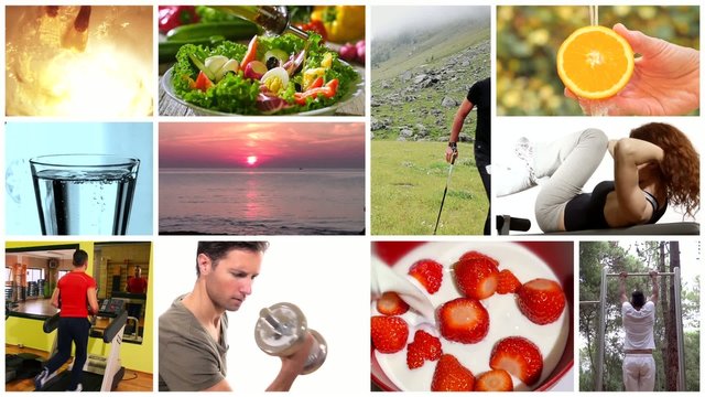 healthy life montage