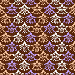 Damask seamless pattern