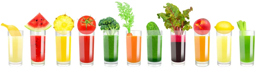 Photo sur Plexiglas Jus jus de légumes et de fruits