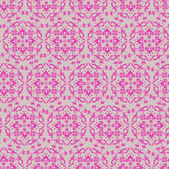 Damask seamless pattern