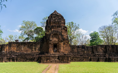 Castle made from laterite