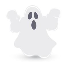 Spooky Ghost Vector