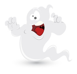 Snow White Ghost Vector