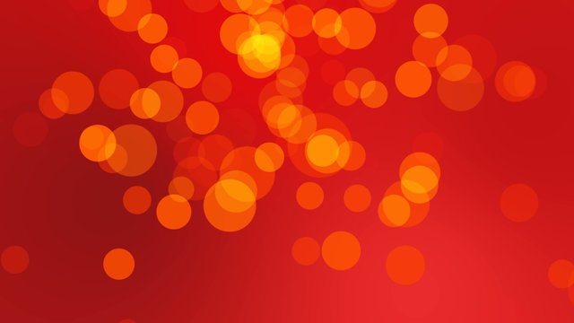 4k bokeh red and orange festive motion background, lens flares